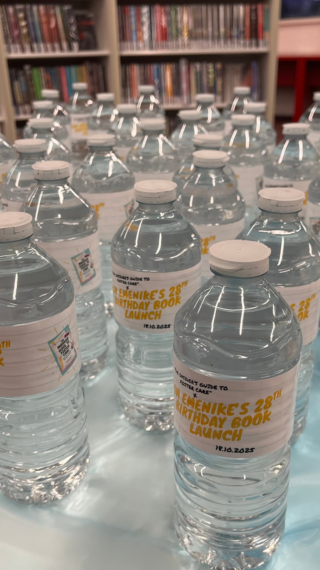 Water bottle Labels