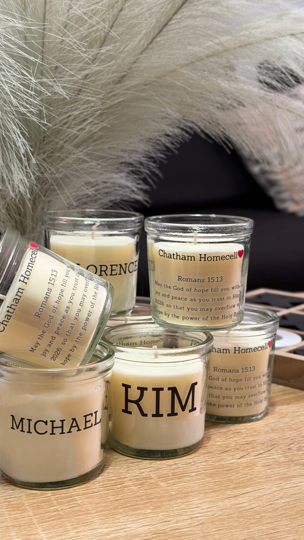 Embossed Candles