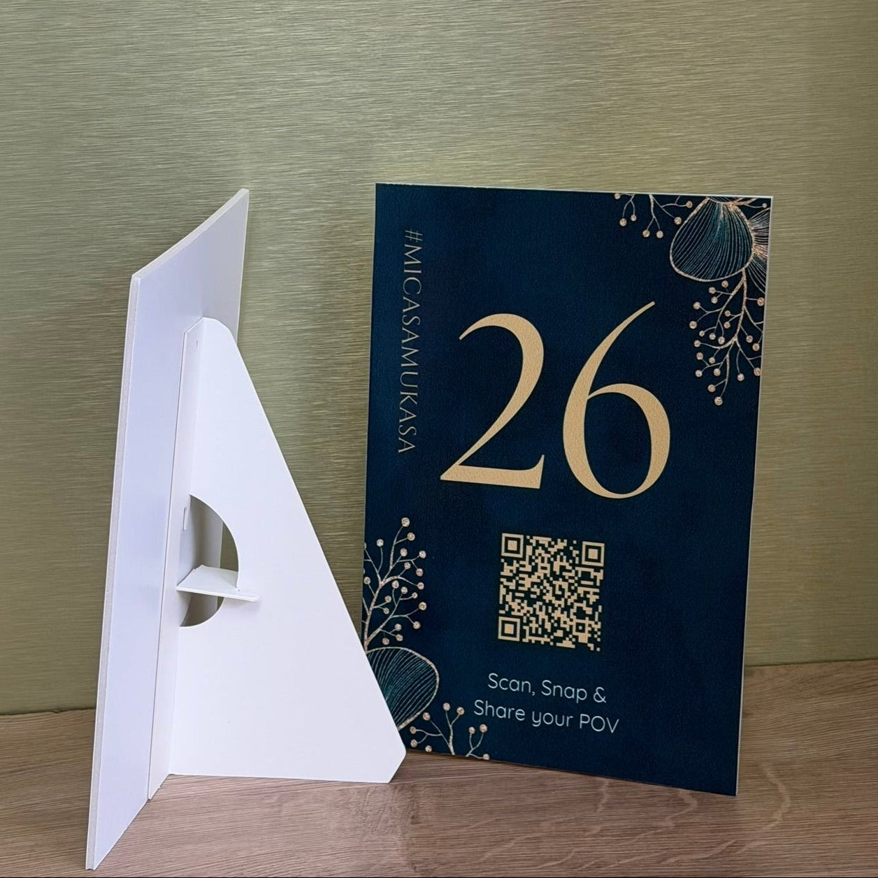 Foam Board Table Numbers