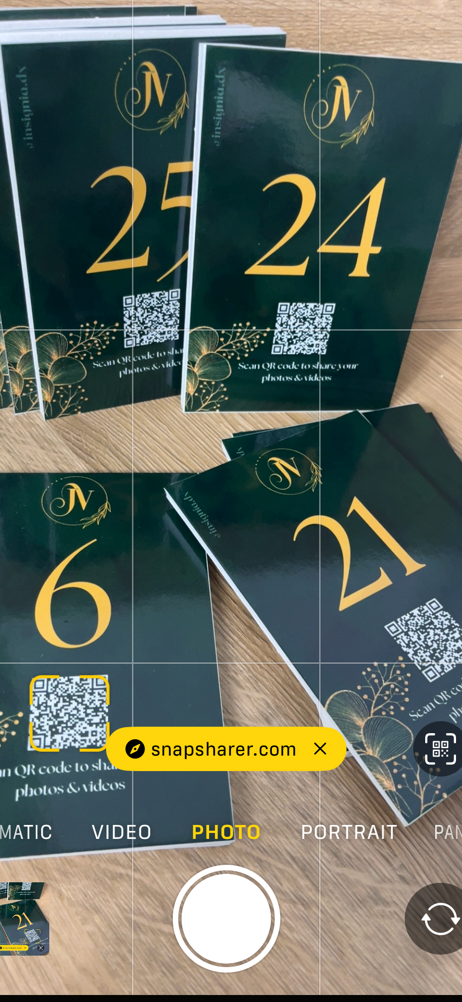 A5 table Sign