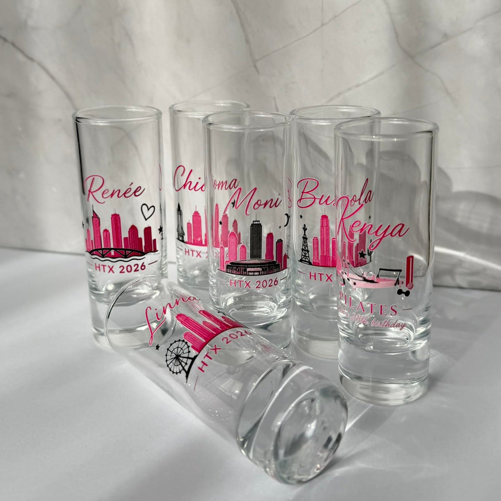 Custom Embossed Shot Glasses