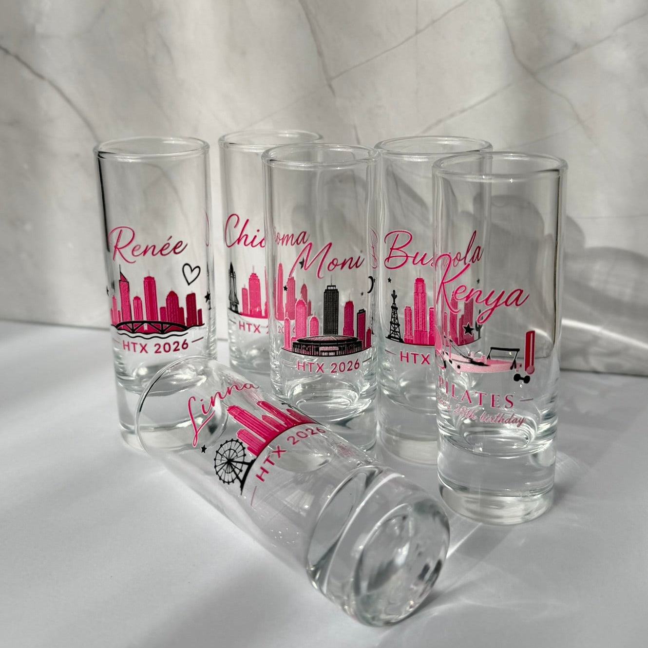 Custom Embossed Shot Glasses