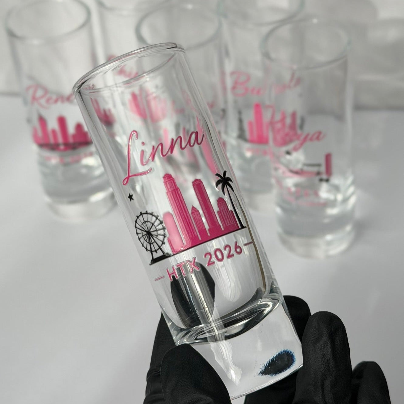 Custom Embossed Shot Glasses