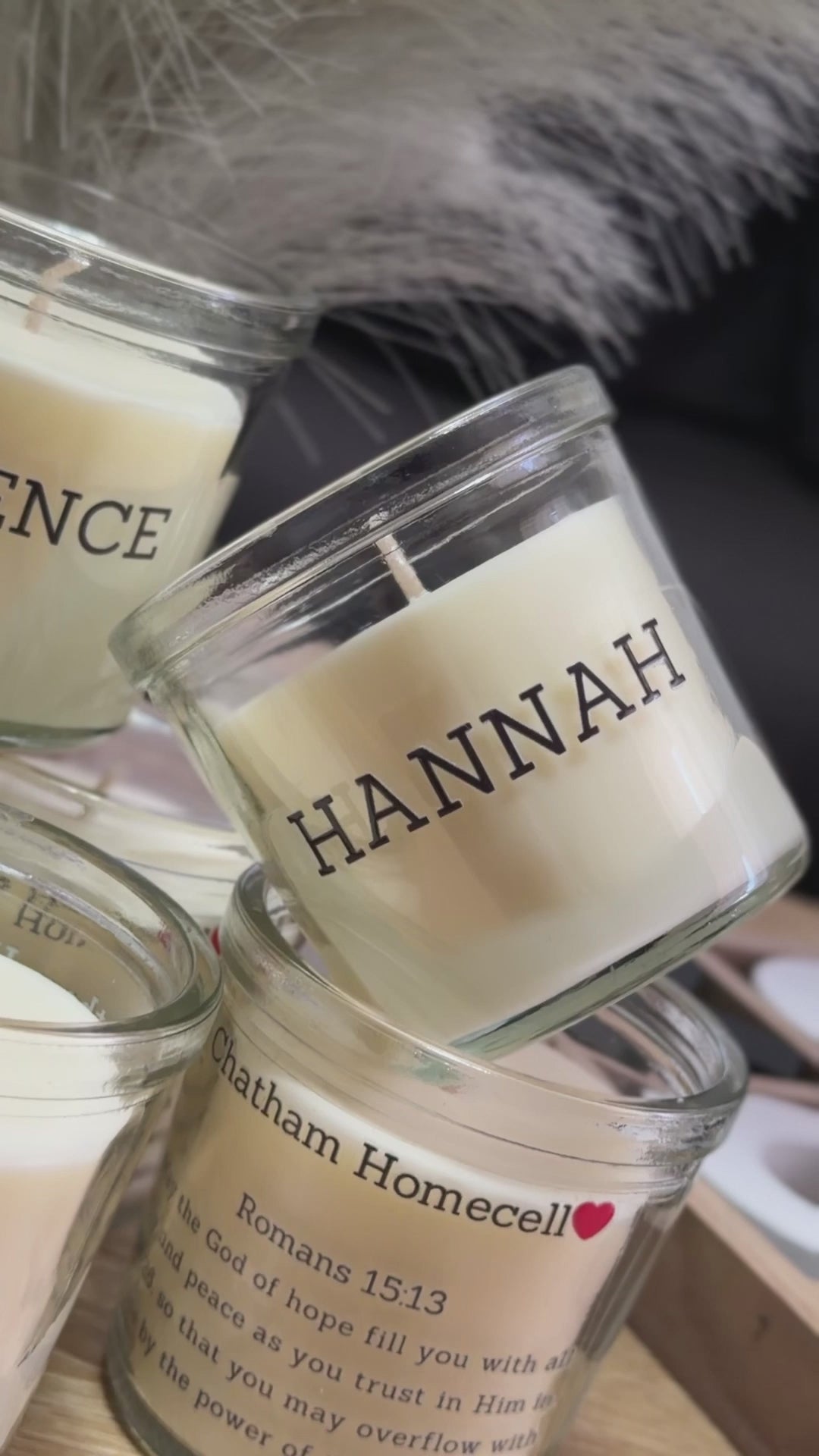 Embossed Candles